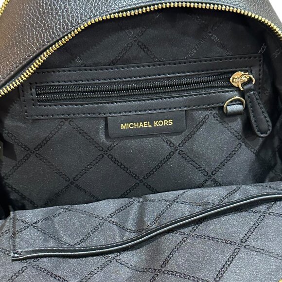 Michael Kors Brooklyn‎ Large Black Pebbled Leather Gold Hardware - Picture 4 of 6